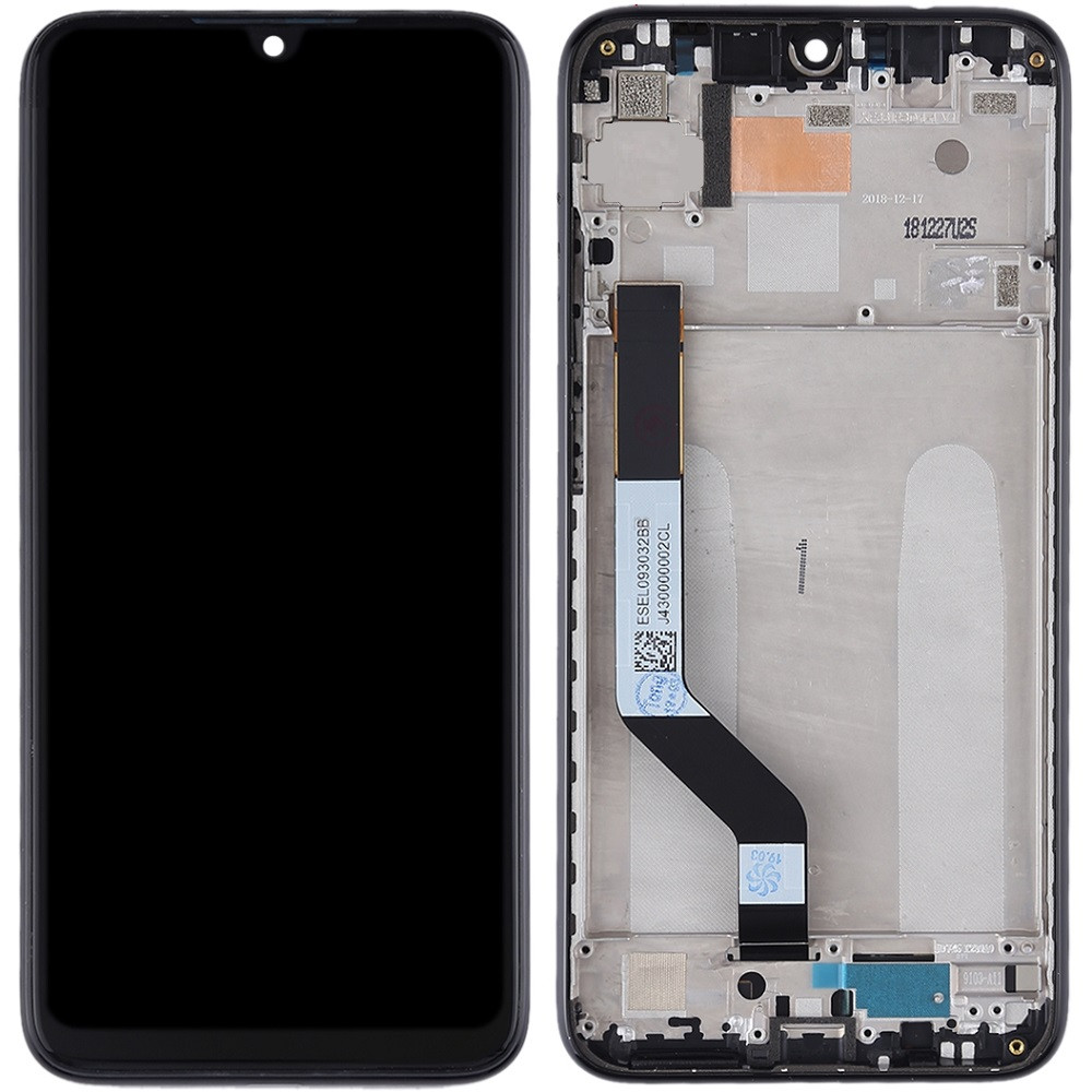 Дисплей Xiaomi Redmi Note 7 /Redmi Note 7 Pro чорний, з рамкою, Black, фото 1
