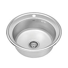 Кухонна мийка Kroner KRP Satin — 510 (0.8 мм), фото 3