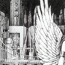 Плакат "Лакримоза, Lacrimosa 1994 Inferno", 43×60см, фото 2