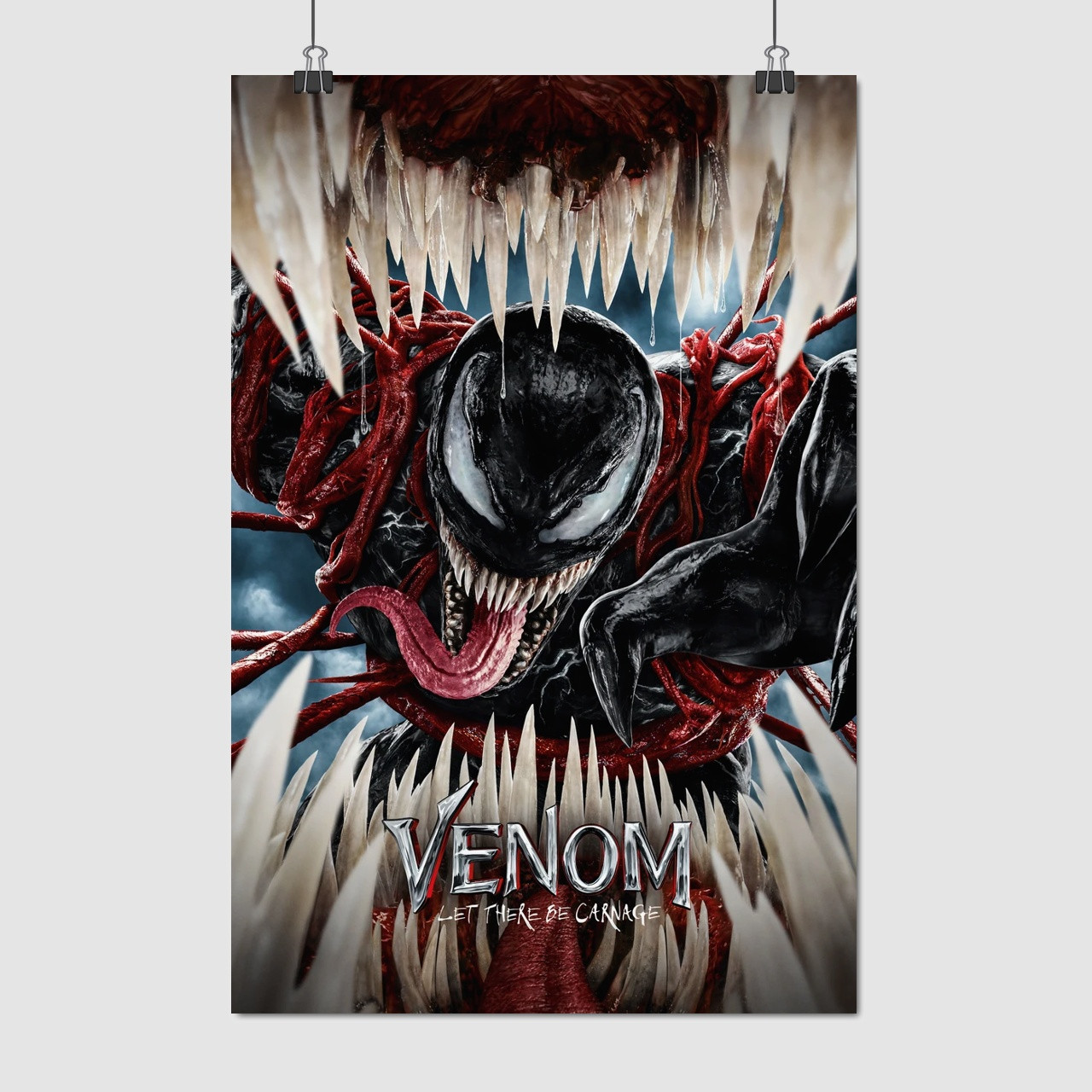 Плакат "Веном 2: Карнаж, Venom: Let There Be Carnage (2021)", 60×40см