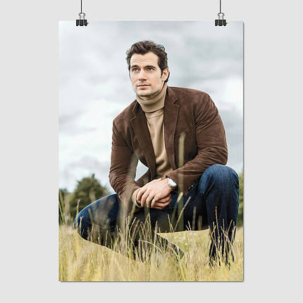 Плакат "Генрі Кавілл, Henry Cavill", 60×43см, фото 1