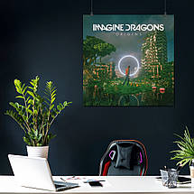 Плакат "Imagine Dragons, Origins (2018)", 60×60см, фото 3