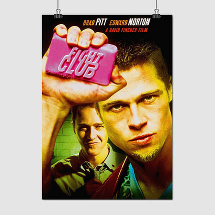 Плакат "Бійцівський клуб, Fight Club (1999)", 60×43см, фото 1
