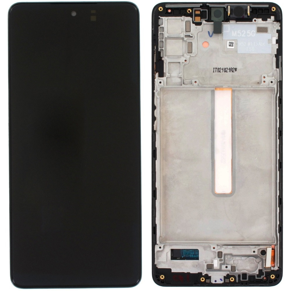 Дисплей Samsung M526 Galaxy M52 5G чорний, OLED, з рамкою, фото 1