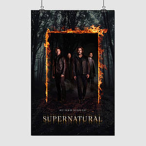 Плакат "Надприродне, Палаюча Брама, Supernatural, Burning Gate", 60×40см