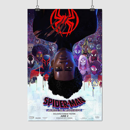 Плакат "Людина-Павук: Крізь Всесвіт, Spider-Man: Across the Spider-Verse (2023)", 60×40см, фото 1