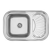 Кухонна мийка Kroner KRP Satin — 7549 (0.8 мм)