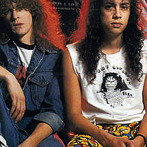 Плакат "Кірк Геммет, Джеймс Гетфілд, Metallica (1984)", 60×41см, фото 3
