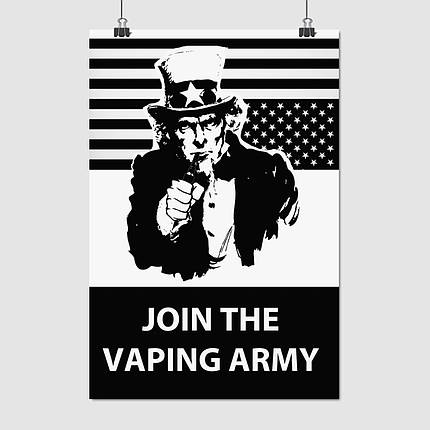 Плакат "Армія вейперів, Join Vaping Army", 60×41см, фото 1