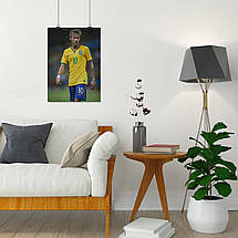 Плакат "Неймар да Сілва, футболіст, Neymar da Silva", 60×43см, фото 4
