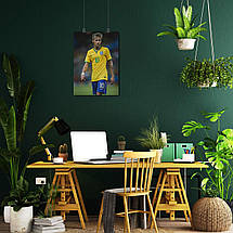 Плакат "Неймар да Сілва, футболіст, Neymar da Silva", 60×43см, фото 5