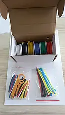 Набір дротів силіконових 1житла 18AWG, 6 кольорів по 4 м, фото 4