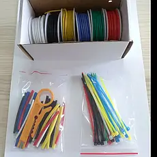 Набір дротів силіконових 1житла 18AWG, 6 кольорів по 4 м, фото 3