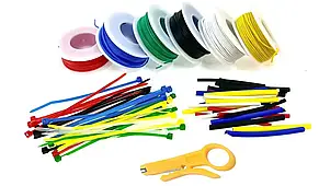 Набір дротів силіконових 1житла 18AWG, 6 кольорів по 4 м, фото 1