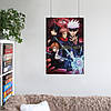 Плакат "Магічна битва, Jujutsu Kaisen, Sorsery Fight", 60×40см, фото 7