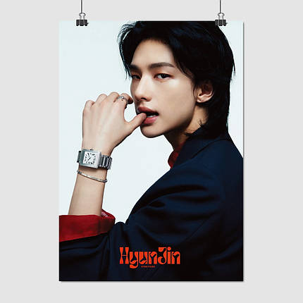 Плакат "Хван Хьонджін, Hyunjin, Stray Kids, SKZ", 60×43см, фото 1