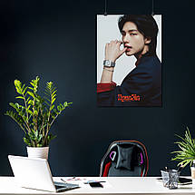 Плакат "Хван Хьонджін, Hyunjin, Stray Kids, SKZ", 60×43см, фото 4