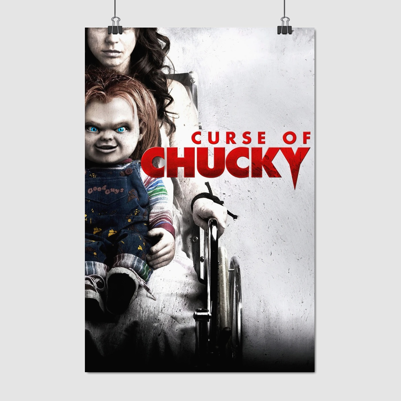 Плакат "Прокляття Чакі, жахи, Curse of Chucky (2013)", 60×40см