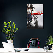 Плакат "Прокляття Чакі, жахи, Curse of Chucky (2013)", 60×40см, фото 4