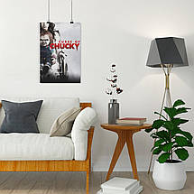 Плакат "Прокляття Чакі, жахи, Curse of Chucky (2013)", 60×40см, фото 5