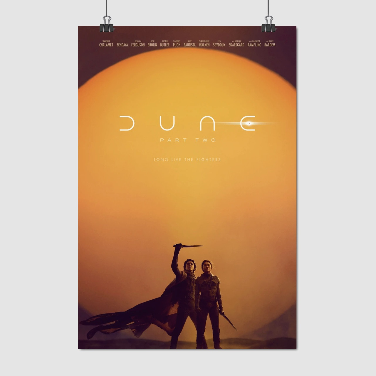 Плакат "Дюна 2, Dune 2 (2024)", 60×41см