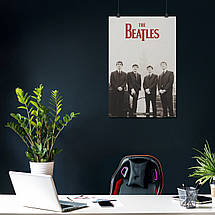 Плакат "Джон Леннон, Пол Маккартні, Джордж Гаррісон, Рінго Старр, The Beatles", 60×40см, фото 3