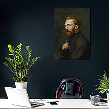 Картина на полотні "Вінсент ван Гог, портрет, Vincent van Gogh", 60×44см, фото 5