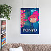 Плакат "Рибка Поньо на кручі, Ponyo", 60×43см, фото 7