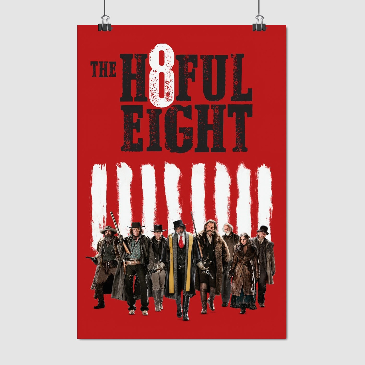 Плакат "Мерзенна Вісімка, Hateful Eight (2015)", 60×40см