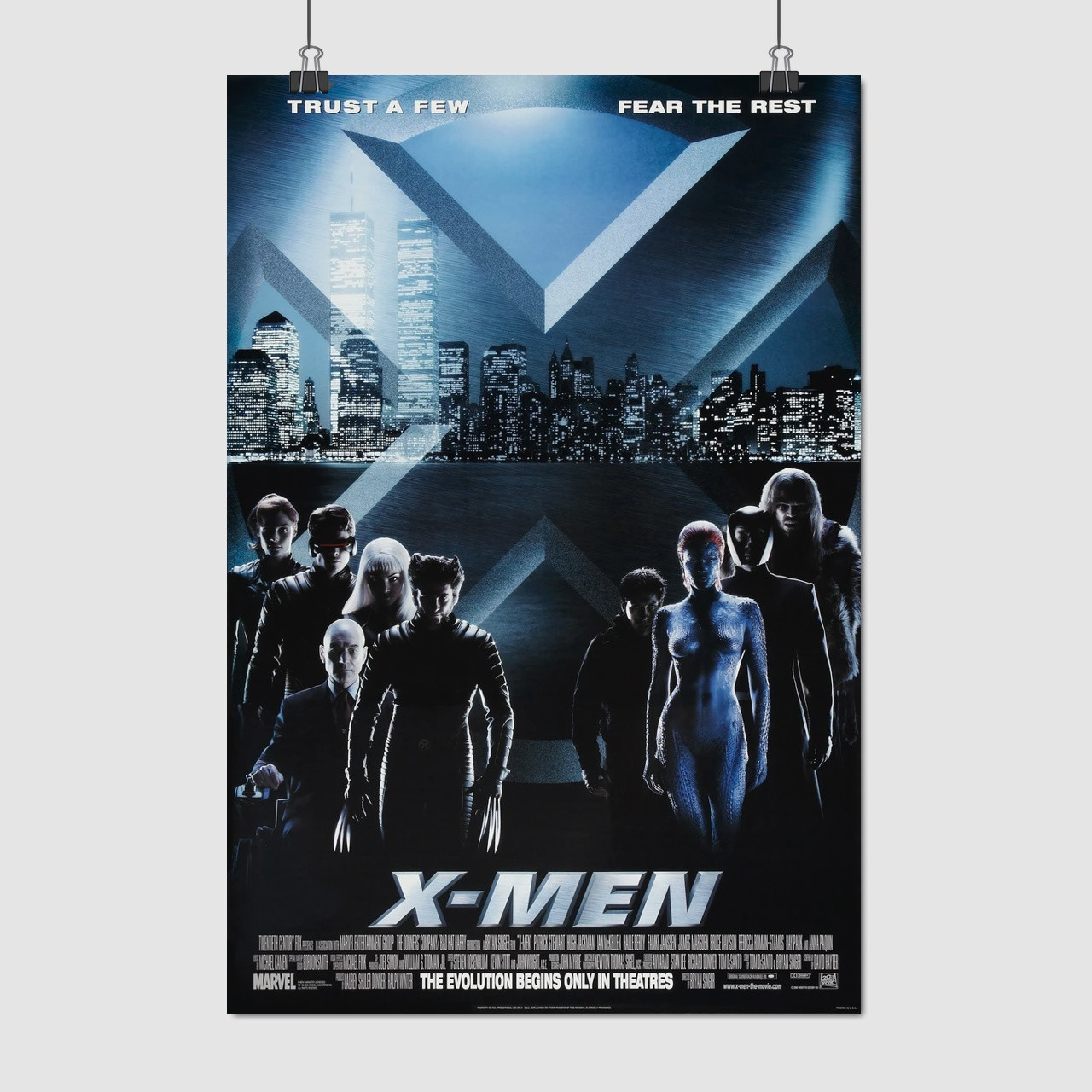 Плакат "Люди Ікс, X-Men 2 (2000)", 60×41см