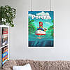 Плакат "Рибка Поньо на кручі, Ponyo", 60×43см, фото 7