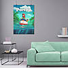 Плакат "Рибка Поньо на кручі, Ponyo", 60×43см, фото 9