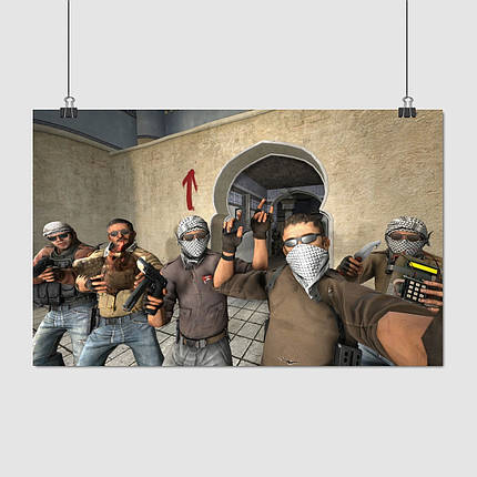 Плакат "Контрстрайк, Counter-Strike, CS:GO Global Offensive", 38×60см, фото 1