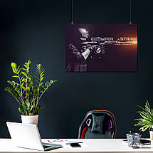 Плакат "Контрстрайк, Counter-Strike, CS:GO Global Offensive", 40×60см, фото 4