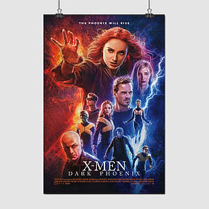Плакат "Люди Ікс: Темний Фенікс, X-Men: Dark Phoenix (2019)", 60×41см