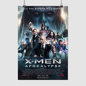 Плакат "Люди Ікс: Апокаліпсис, X-Men: Apocalypse (2016)", 60×41см