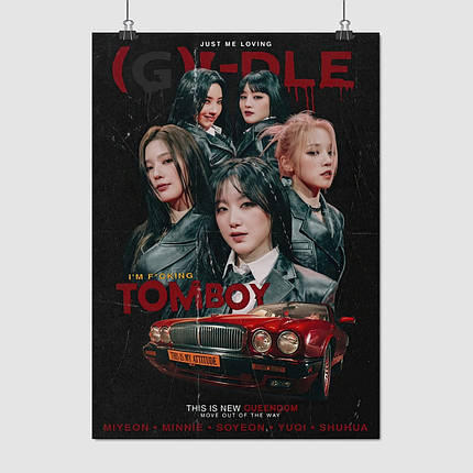 Плакат "(G)I-DLE", 60×43см, фото 1
