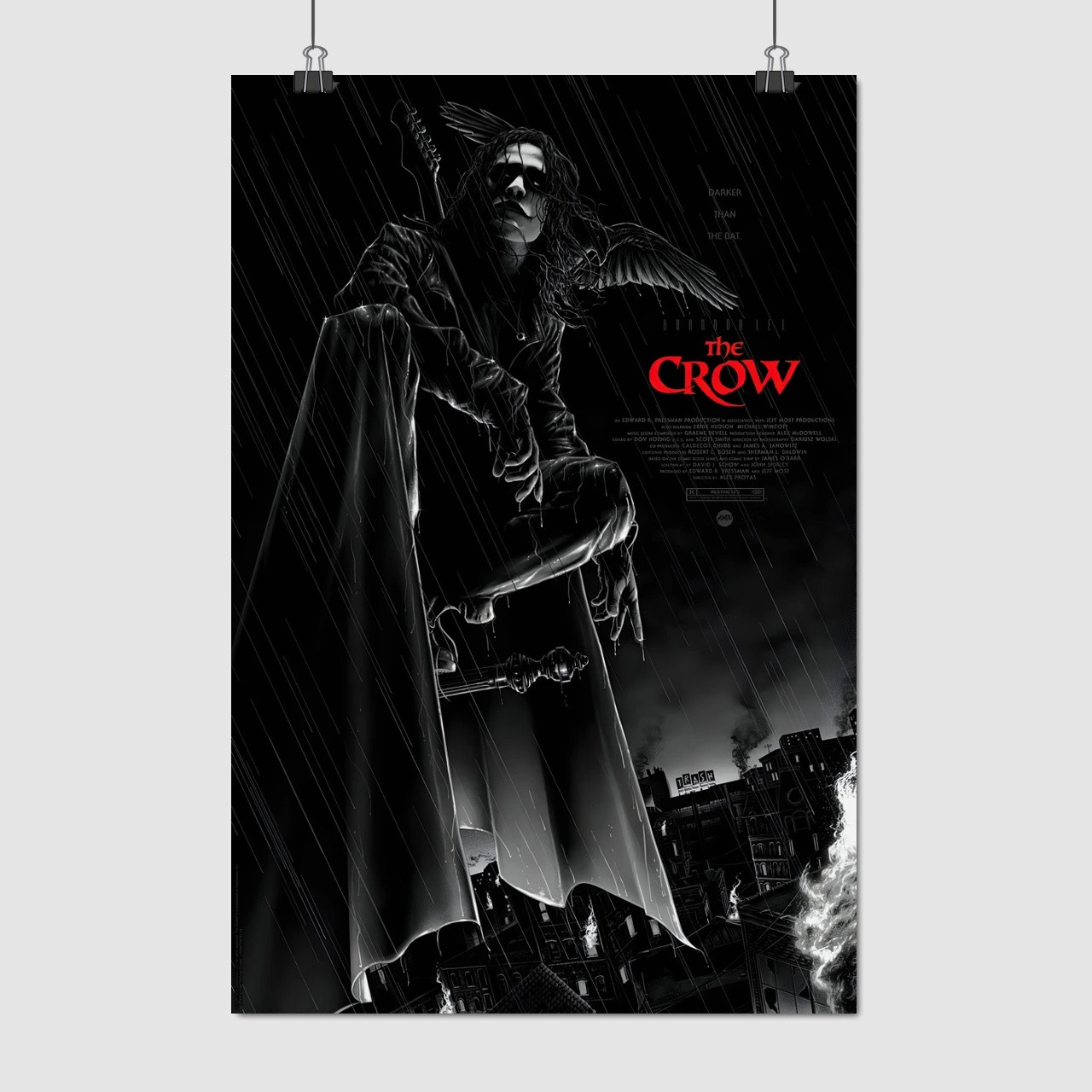 Плакат "Ворон, The Crow (1994)", 60×40см