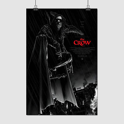 Плакат "Ворон, The Crow (1994)", 60×40см, фото 1