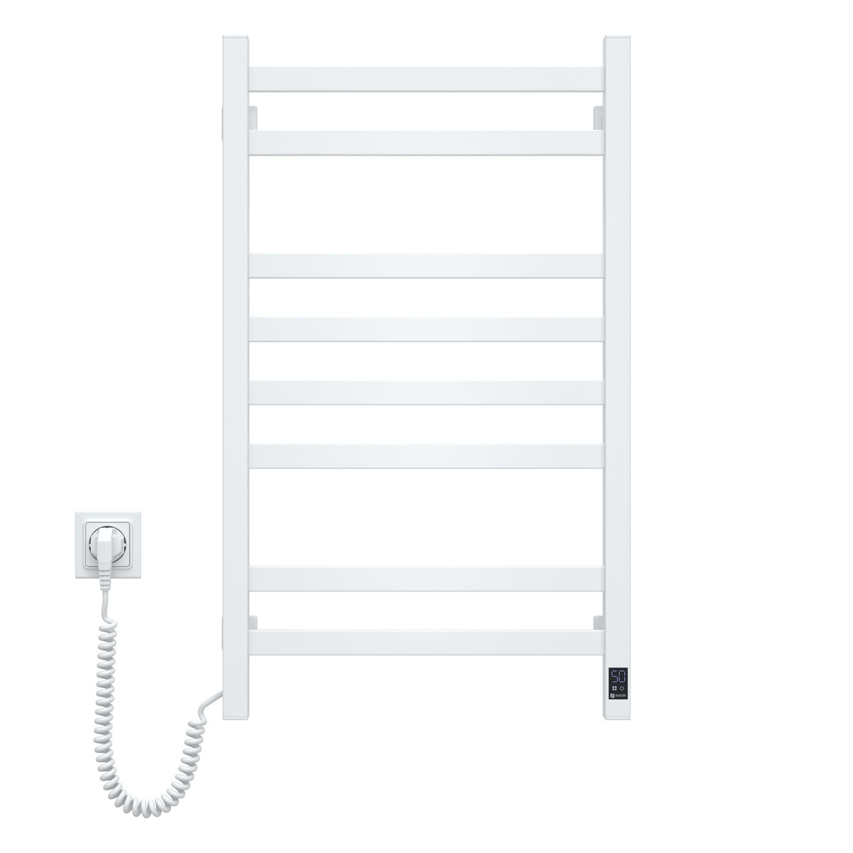 Сушарка для рушників Авангард 480х800 Sensor ліва з таймером, білий