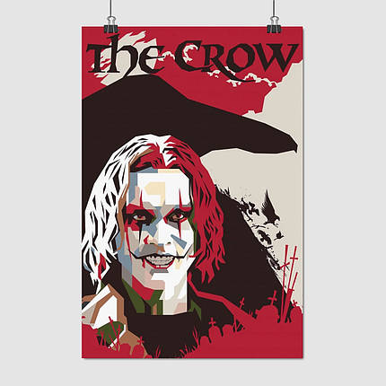 Плакат "Ворон, The Crow (1994)", 60×40см, фото 1