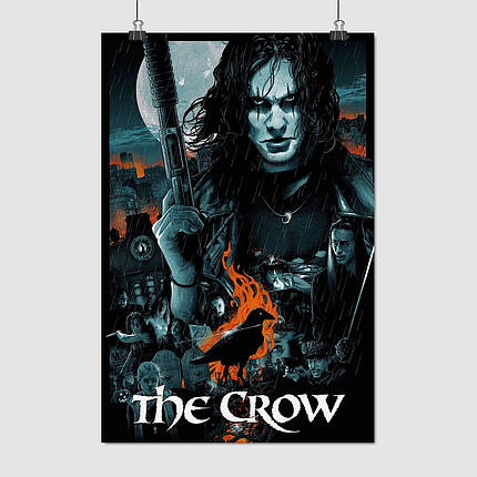 Плакат "Ворон, The Crow (1994)", 60×40см, фото 1