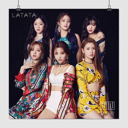 Плакат "(G)I-DLE", 60×60см, фото 1