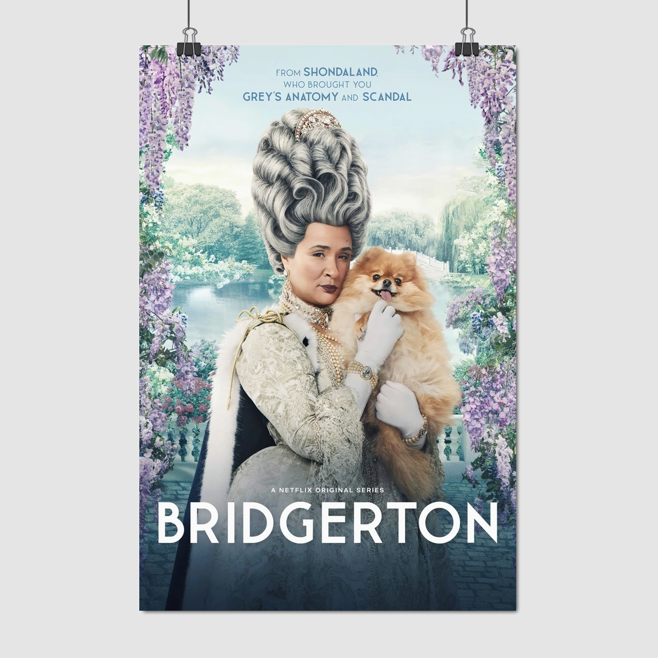 Плакат "Бріджертони, серіал, Bridgerton", 60×40см