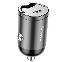 Автомобільний зарядний пристрій Baseus Tiny Star Mini PPS Car Charge Type-C Port 30W Gray (VCHX-B0G)