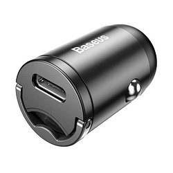 Автомобільний зарядний пристрій Baseus Tiny Star Mini Quick Charge Car Charger USB Port 30W Сірий (VCHX-A0G)
