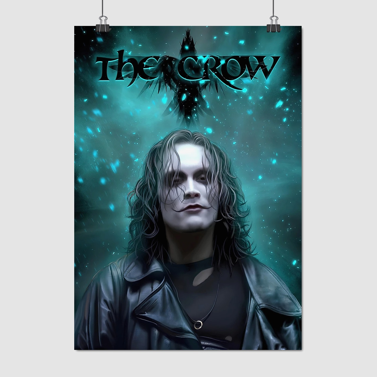 Плакат "Ворон, The Crow (1994)", 60×42см