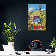 Плакат "Мандрівний замок, Howl's Moving Castle", 60×42см, фото 4