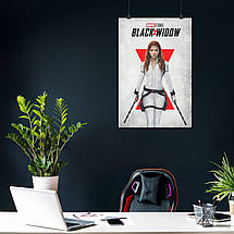 Плакат "Чорна вдова, Наташа Романова, Скарлетт Йоганссон, Black Widow (2021)", 60×40см, фото 4