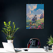 Плакат "Мандрівний замок, Howl's Moving Castle", 60×43см, фото 4
